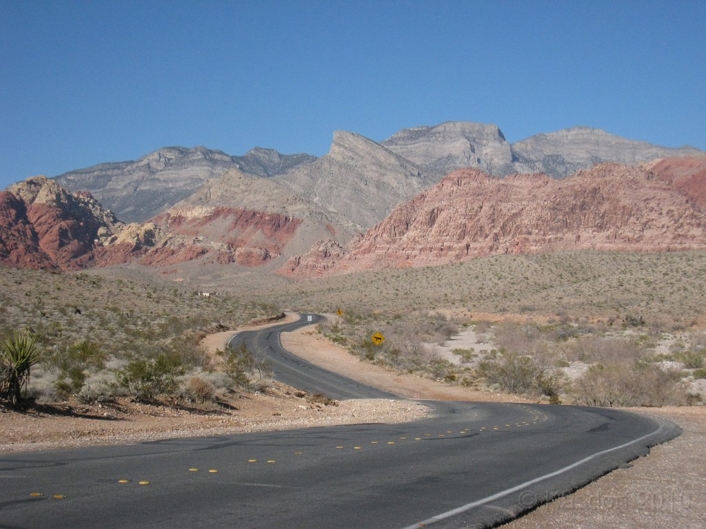 Las Vegas 2010 - Red Rock 0031.JPG - The 2010 Las Vegas Fire - Ice and Sweat Tour. Half Marathon, Red Rock Canyon, Casinos, Valley of Fire.... and buffets!